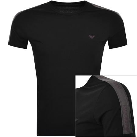 Product Image for Emporio Armani Lounge Crew Neck T Shirt Black