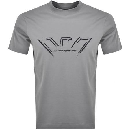 Product Image for Emporio Armani Logo T Shirt Grey