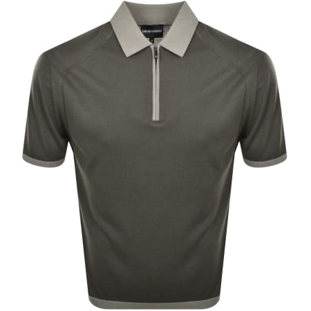 Product Image for Emporio Armani Knit Polo Grey