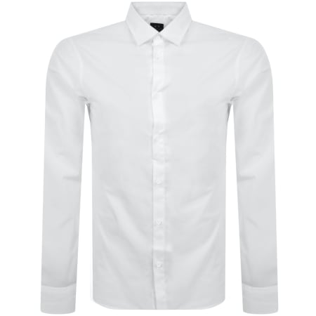 Product Image for Armani Exchange Long Sleeved Slim Shirt White