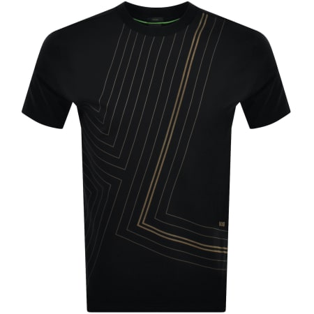 Product Image for BOSS Tee 7 Luxury Cotton T Shirt Black