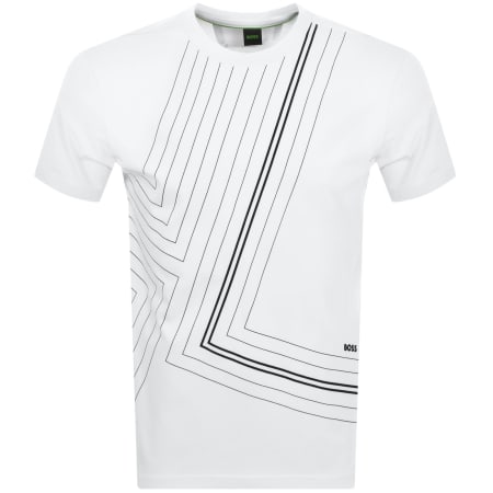Product Image for BOSS Tee 7 Luxury Cotton T Shirt White