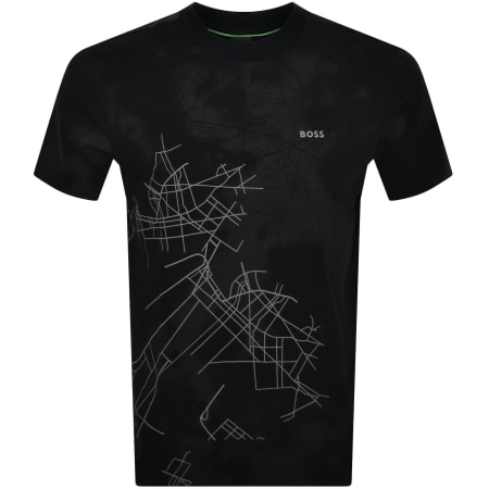 Product Image for BOSS Tee 6 Reflective Effect T Shirt Black