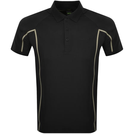 Product Image for BOSS Paddy Tape Polo T Shirt Black