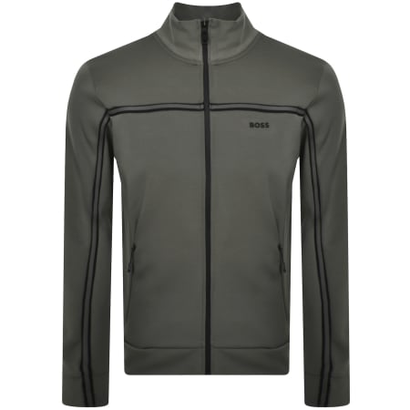 Product Image for BOSS Skaz 1 Full Zip Sweatshirt Grey