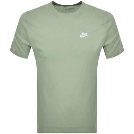 Product Image for Nike Crew Neck Club T Shirt Green