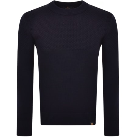 Product Image for Belstaff Sternway Crewneck Knit Jumper Navy
