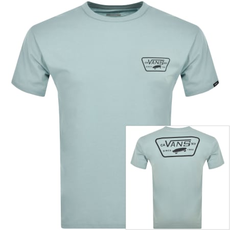 Product Image for Vans Classic Fit Full Patch Back Logo T Shirt Blue