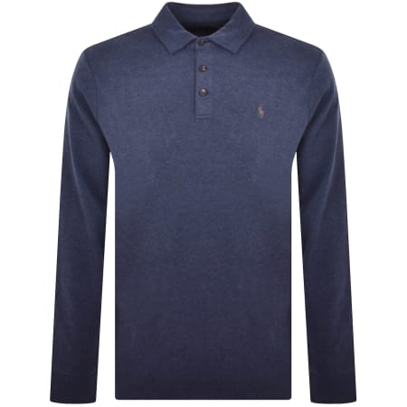 Product Image for Ralph Lauren Long Sleeve Polo T Shirt Navy