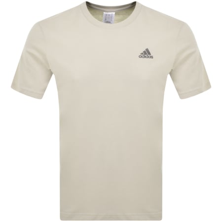 Product Image for adidas Sportswear Jersey Small Logo T Shirt Beige