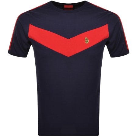 Product Image for Luke 1977 Calvia Chevron T Shirt Navy
