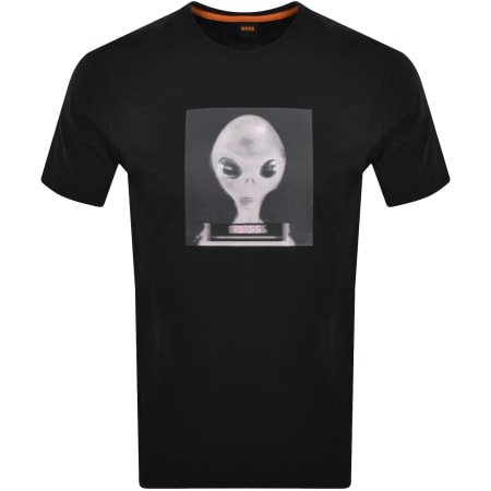 Product Image for BOSS Te Alien T Shirt Black