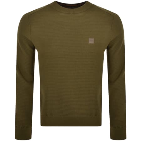 Product Image for BOSS Anion Knit Jumper Green