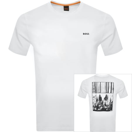 Product Image for BOSS Te Galaxy T Shirt White