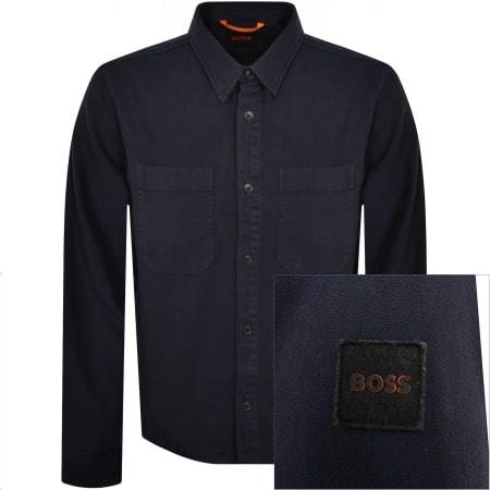 Product Image for BOSS Lerato Overshirt Navy