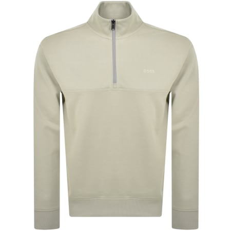 Product Image for BOSS Ze Courduroy Sweatshirt Beige