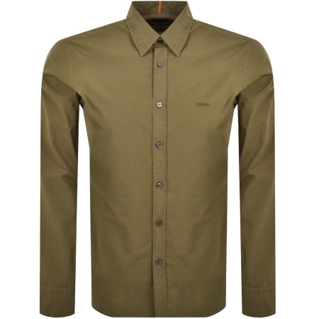 Product Image for BOSS Relegant 6 Regular Fit Shirt Green