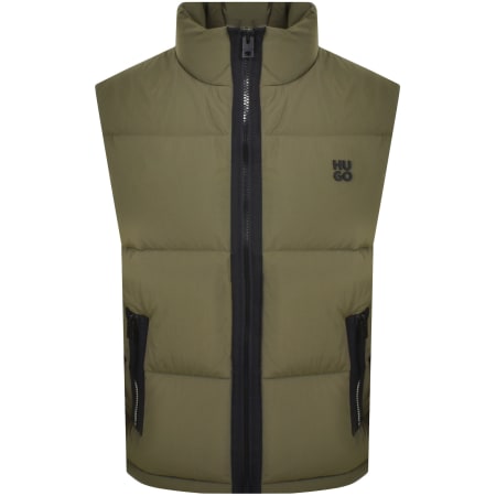 Product Image for HUGO Birontino 2441 Padded Gilet Green