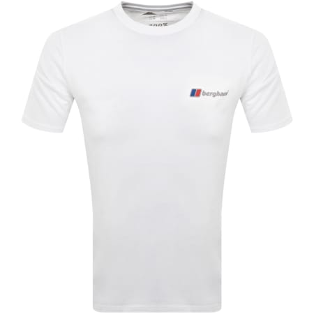 Product Image for Berghaus Organic Classic Logo T Shirt White
