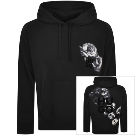 Product Image for HUGO Dirosehood Hoodie Black