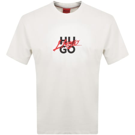 Product Image for HUGO Dlongny T Shirt White