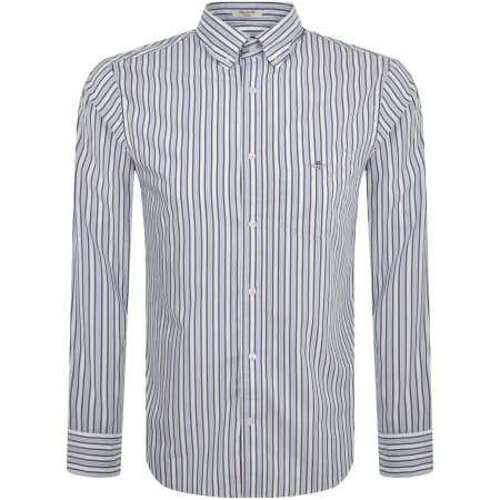 Product Image for Gant Poplin Stripe Shirt Blue
