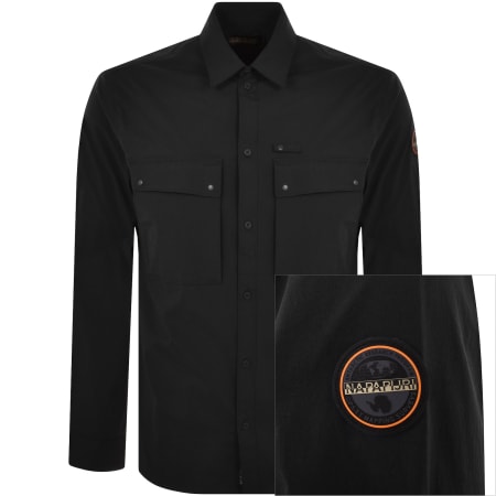 Product Image for Napapijri G Bosson Long Sleeve Shirt Black