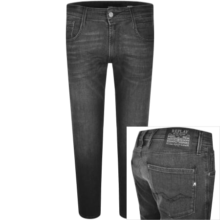 Product Image for Replay Anbass Slim Fit Mid Wash Jeans
