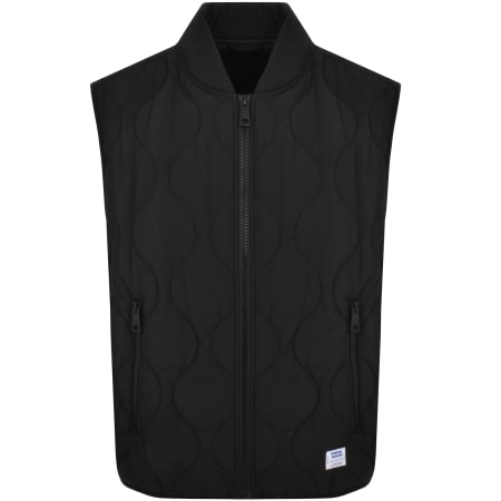 Product Image for HUGO Blue Bohotino Slim Fit Quilted Gilet Black