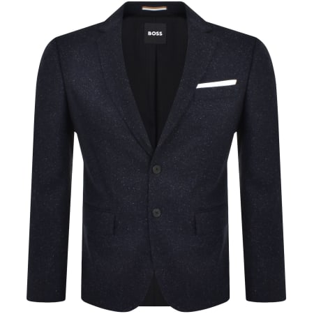 Product Image for BOSS H Huston 224 Slim Fit Blazer Jacket Navy