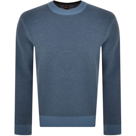 Product Image for BOSS Amercury Knit Jumper Blue