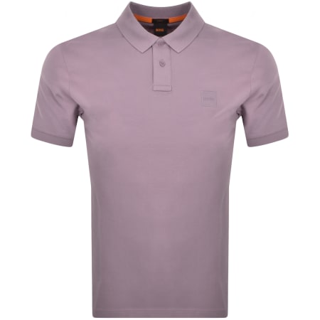 Product Image for BOSS Slim Fit Passenger Polo T Shirt Purple