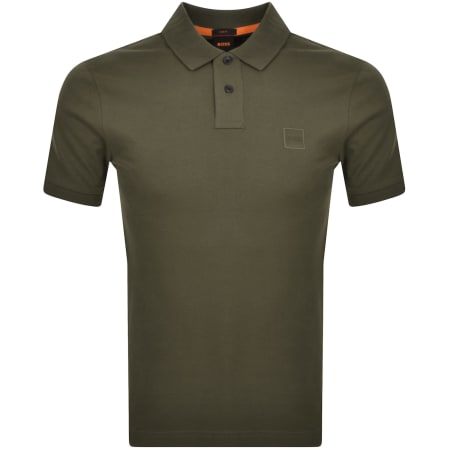 Product Image for BOSS Slim Fit Passenger Polo T Shirt Green