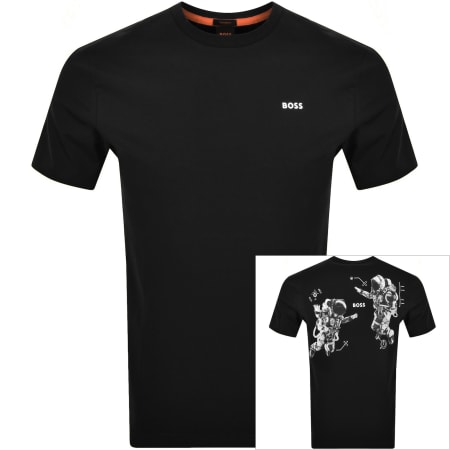Product Image for BOSS Te Galaxy T Shirt Black