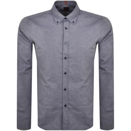 Product Image for BOSS Rickert Long Sleeved Shirt Navy