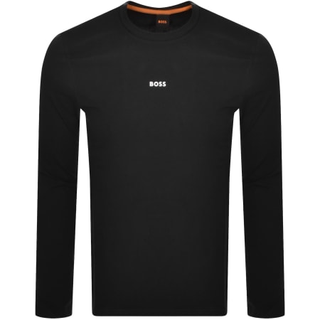Product Image for BOSS TChark Long Sleeve T Shirt Black
