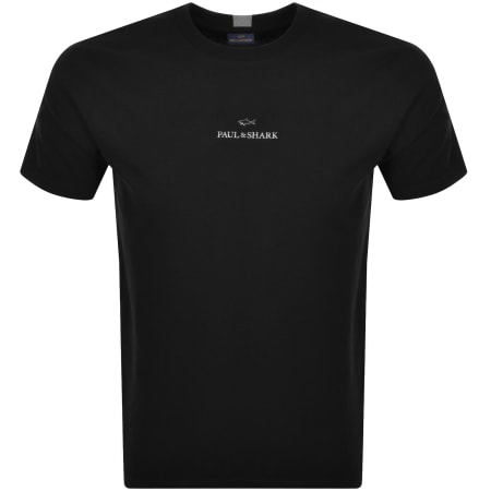 Product Image for Paul And Shark Logo T Shirt Black