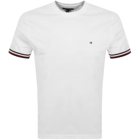 Product Image for Tommy Hilfiger Regular Fit Pique T Shirt White