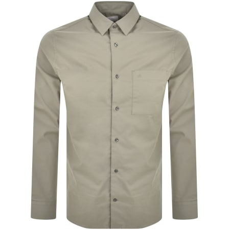 Product Image for Calvin Klein Regular Fit Flannel Shirt Grey