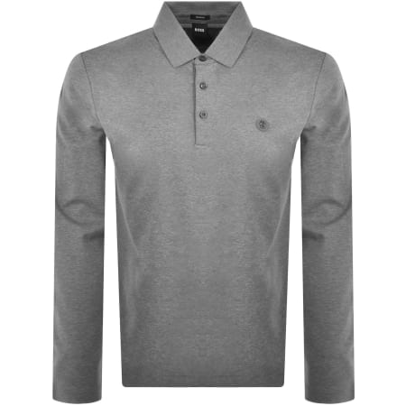 Product Image for BOSS C Paley 01 Mercerised Polo T Shirt Grey