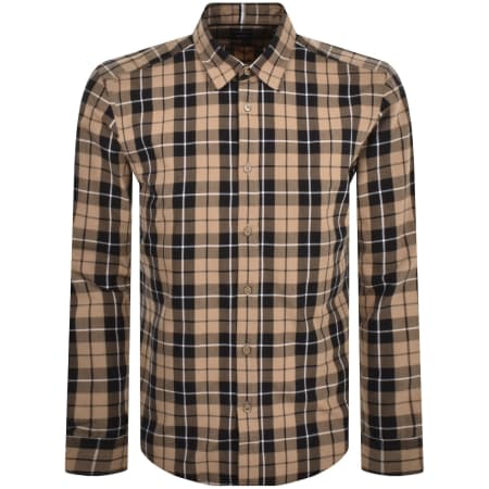 Product Image for BOSS C Liam Long Sleeve Shirt Brown