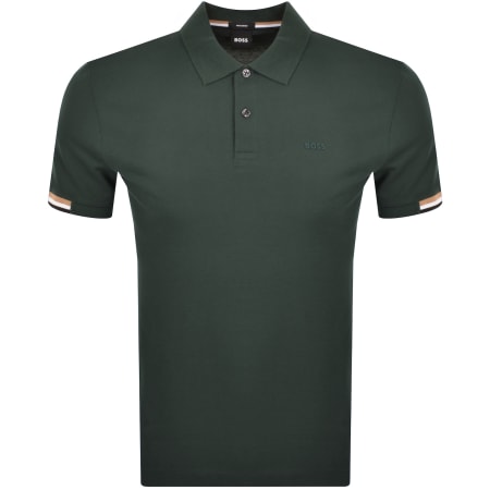 Product Image for BOSS Parlay 147 Mercerised Polo T Shirt Green