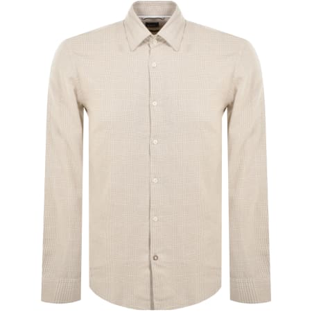 Product Image for BOSS C Hal Long Sleeved Shirt Beige