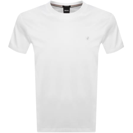 Product Image for BOSS Taut 1 Logo T Shirt White