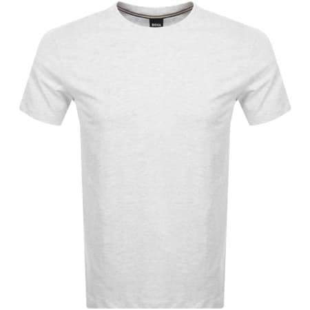 Product Image for BOSS Thompson 01 Logo T Shirt Grey