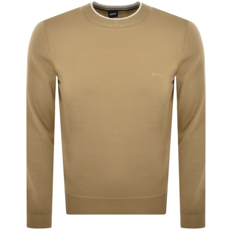 Product Image for BOSS Ebacio Knit Jumper Beige
