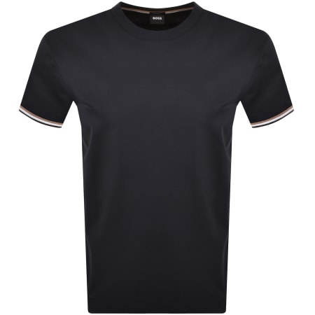 Product Image for BOSS Thompson 04 Jersey T Shirt Navy