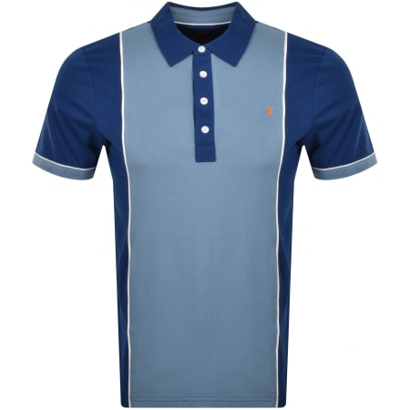 Product Image for Farah Vintage Edgarton Polo T Shirt Blue