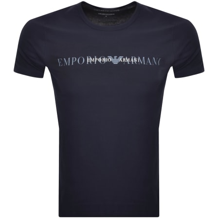 Product Image for Emporio Armani Lounge Crew Neck T Shirt Navy