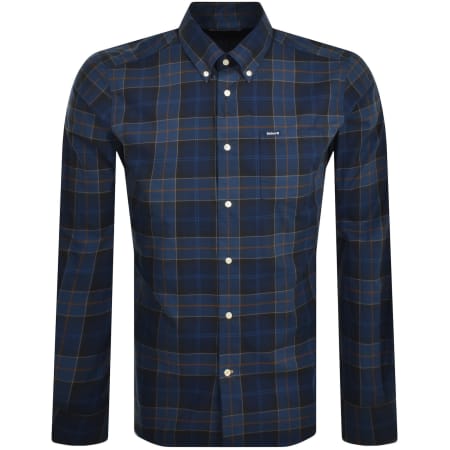 Product Image for Barbour Wetheram Long Sleeved Shirt Navy